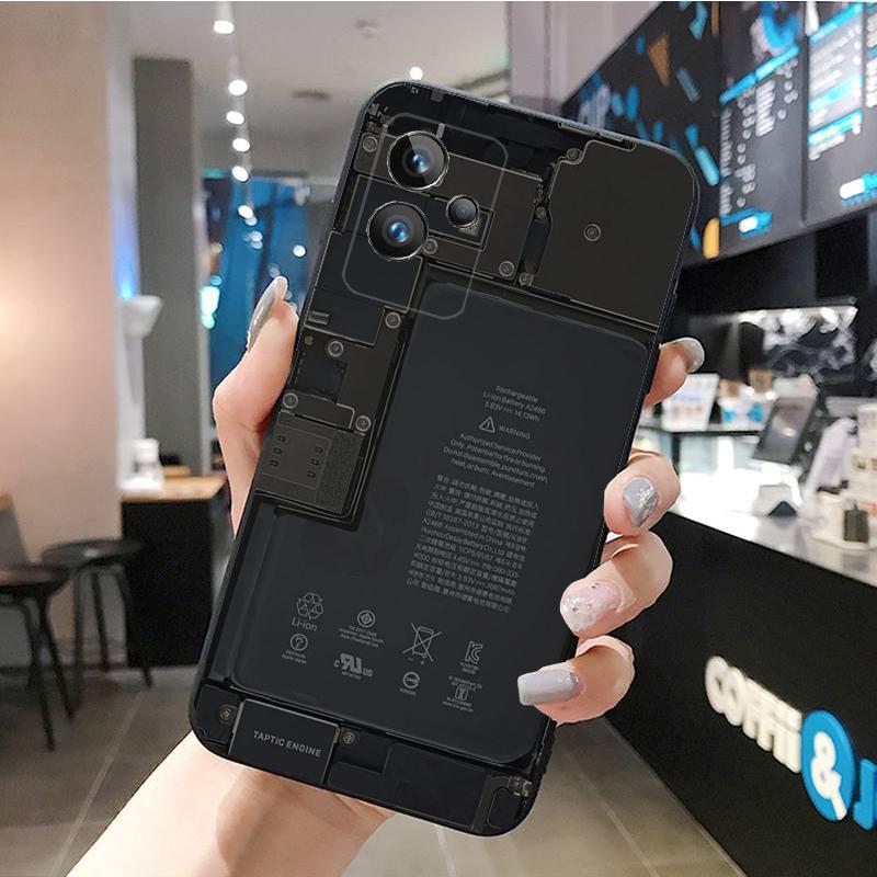 Чехол для телефона с аккумуляторной платой для OPPO Realme C21Y X3 SuperZoom C11 GT2 C25S C35 C31 9 ProPlus Find X2 X5 Pro X3 Neo X5 Lite