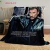 Johnny Hallyday: Life Death blanket blanket Soft and comfortable bedroom Nap Blanket Digital printing