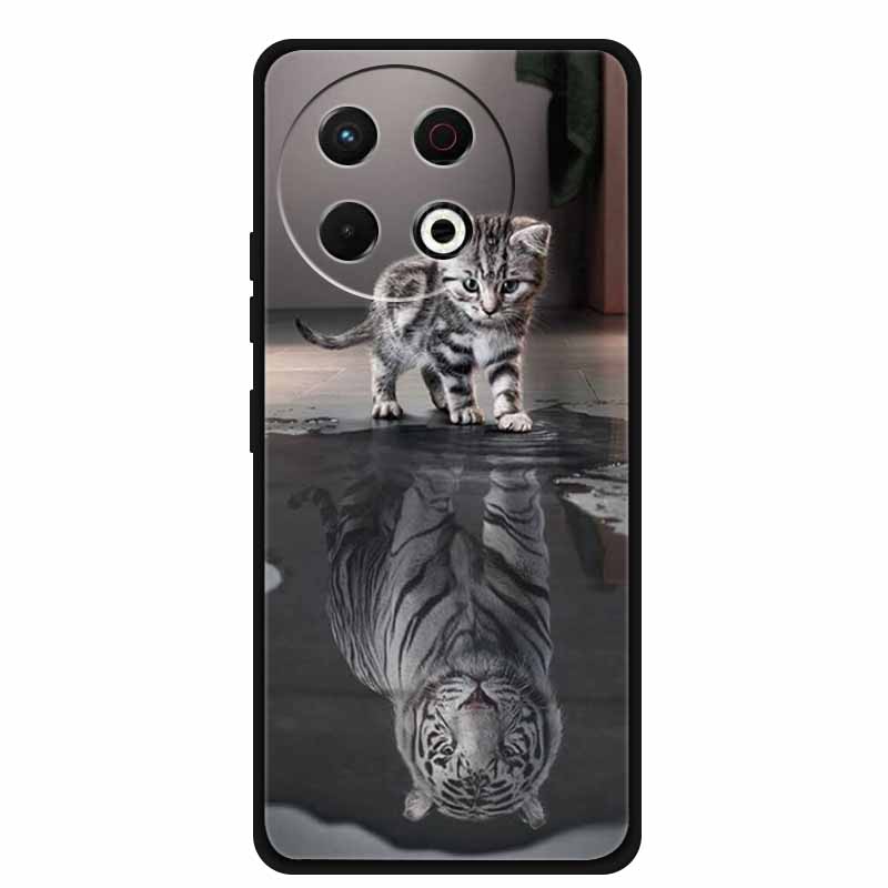Чехол для Tecno Spark 30 Pro 4G Spark30 Pro Coque Черный Силиконовый Мягкий Задний Чехол Чехол для Телефона Tecno Spark 30 Pro 30Pro Сумка