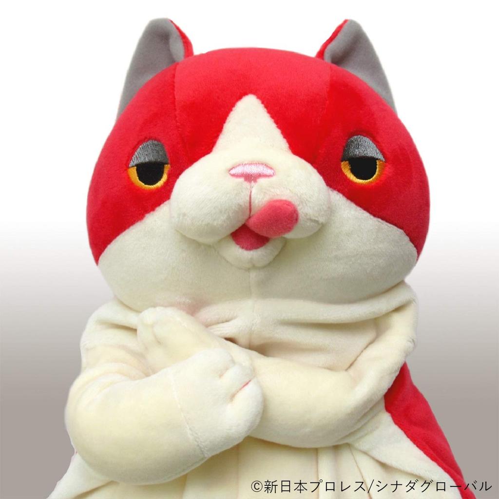 Shinada Global Mochi Series Mochi Neko Naoru 22 X 22 X 30 Cm Stuffed Cat Animal (L) MNNR-0350R