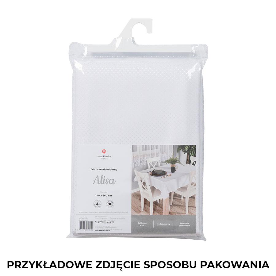 Alisa - Obrus Wodoodporny - Fi 160 Cm - Biały