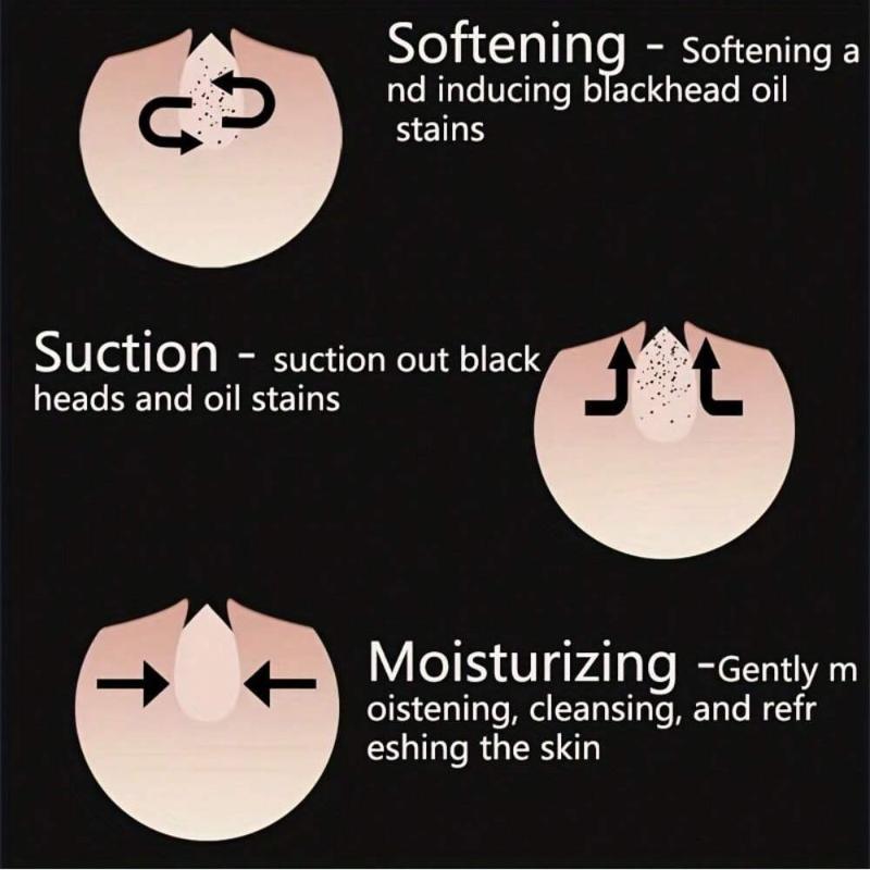 1 шт., маска для лица для удаления черных точек, 60 г, мягкий уход за кожей, отрывная маска для носа, увлажняющая косметика от прыщей