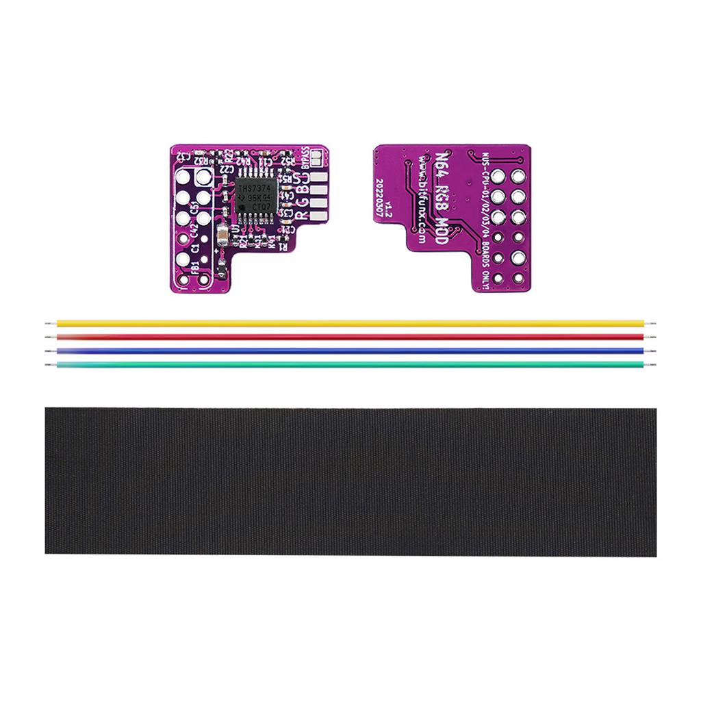 RGB Module Chip Board Replacement RGB Mod THS7374 Amp Display for N 64 NTSC Game