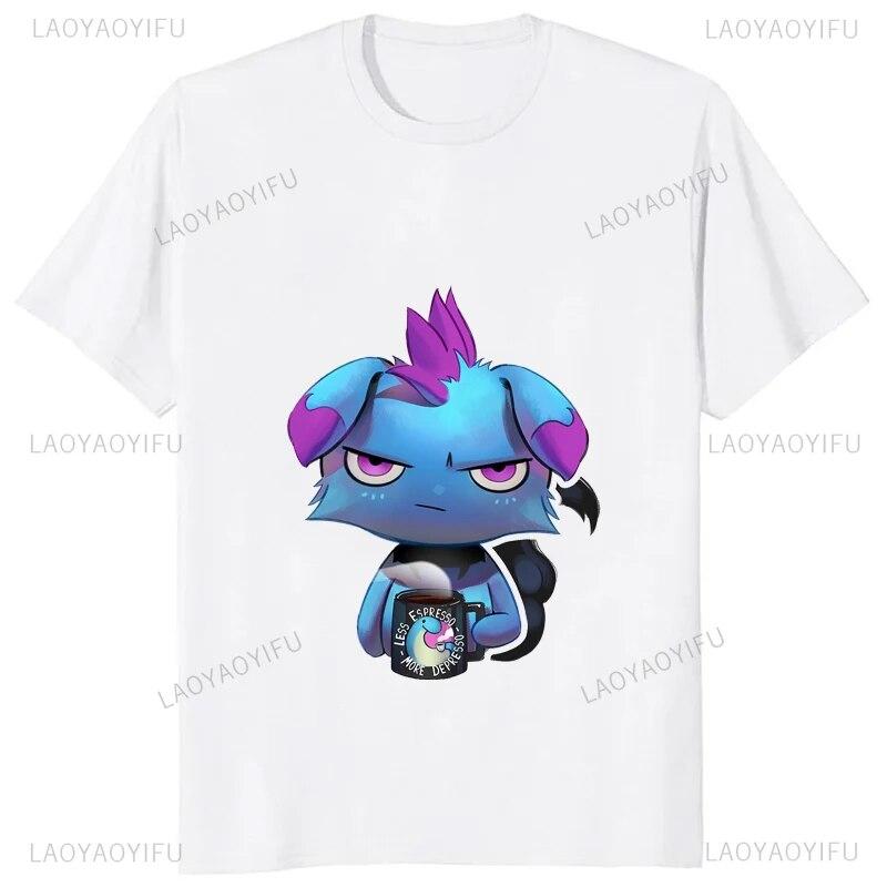 Новая игра Palworld Футболка с принтом Повседневная мода Свободная женская футболка в стиле Харадзюку Уличная одежда в стиле хип-хоп Корейский стиль Y2k Футболка унисекс