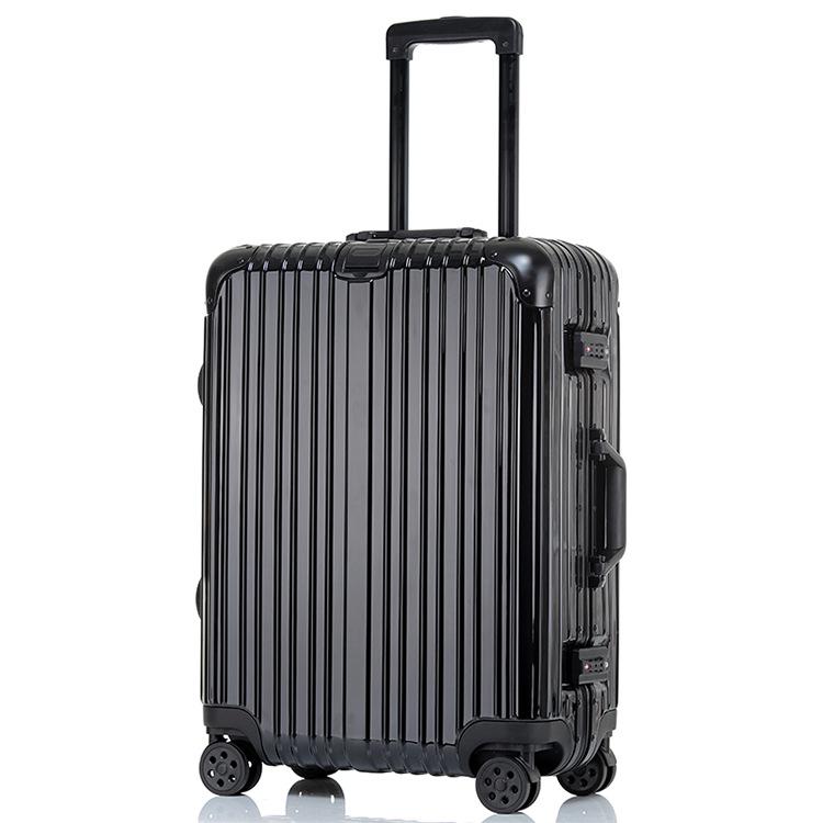 Ultralight Aluminum Frame Trolley: 20-Inch Carry-On & 24/26/29-Inch Large Capacity Travel Suitcases