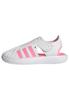 Adidas Junior Summer Water Sandals for Boys and Sizes Footwear Pink Cm Closed-Toe Girls, 17-22cm, LWS08, White/Beam Pink/Clear (H06320), 20.0