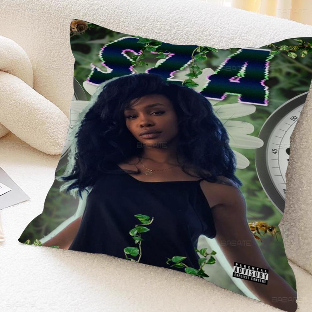 S-SZA GIRL Personalized Pillow Cover Kids Bedroom Wild Party Decor Pillowcase Kid Birthday Shower Gift