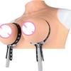 Металлические шипованные кожаные зажимы для сосков на цепи BDSM Белье Для взрослых Пар Флирт Секс-игрушка