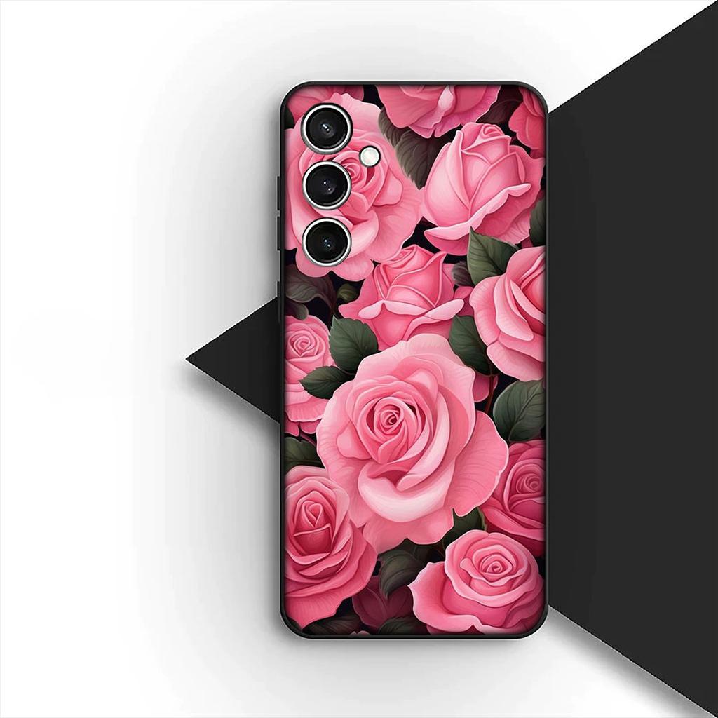 Чехол для Xiaomi Poco C75 C65 C85 X7 X6 M8 F7 F8 Ultra F6 Pro Корпус Чехол для телефона Красная Роза Элегантный Цветок Розовый Пион