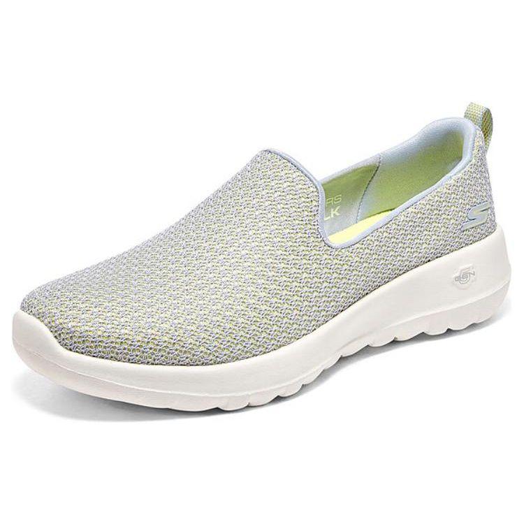 Skechers Go Walk Joy Сетчатая ткань Универсальные Повседневная носка Прочные Дышащие Легкие С упругим возвратом Низкие Кроссовки для образа жизни Повседневная обувь Женская кроссовка 124199-LGYL