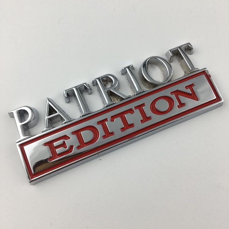1X 3D эмблема DEPLORABLE/PATRIOT/BOGAN EDITION, значки, автомобильная наклейка, наклейка, подходит для D/odge GM/C Che/vy Fo/rd Jee-p Toy/ota и т. д.. Все автомобили