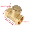 3/4" NPT Brass Water Oil Gas Swing Check Valve Threaded Plumbing Fitting