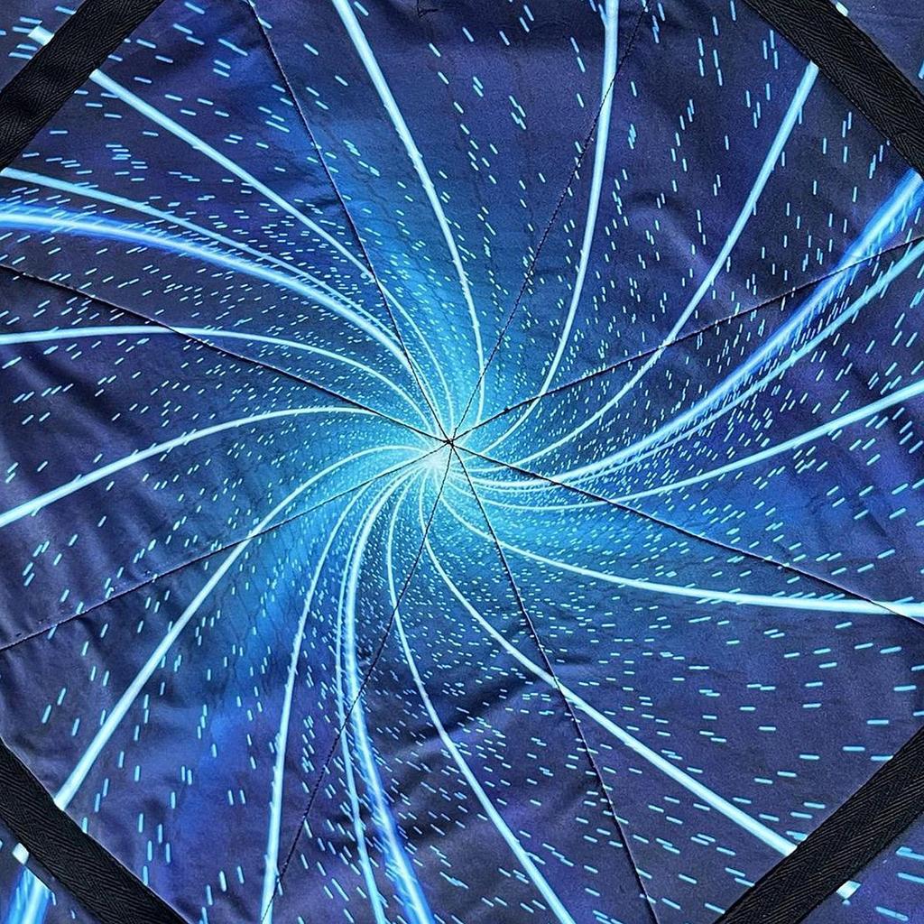 Flow 24.41 дюймов в диаметре легкий сложный Yangko для продвинутого легко вращающегося танца