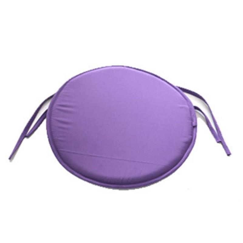 Толстая круглая подушка для домашнего использования, губчатая подушка для ремня на стул, простая тканевая подушка для обеденного стула, круглая подушка для табурета, подушка для пука