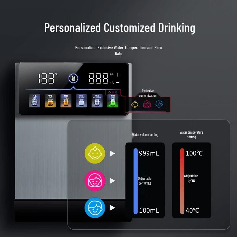 LISM Tankless Wall-Mounted Smart Water Purifier & Dispenser