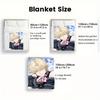 Alien Stage Luka 2D Flat Pattern Flannel Blanket High quality All Seasons Warmth and Comfort Perfect for Christmas Gifts.NMT0928247