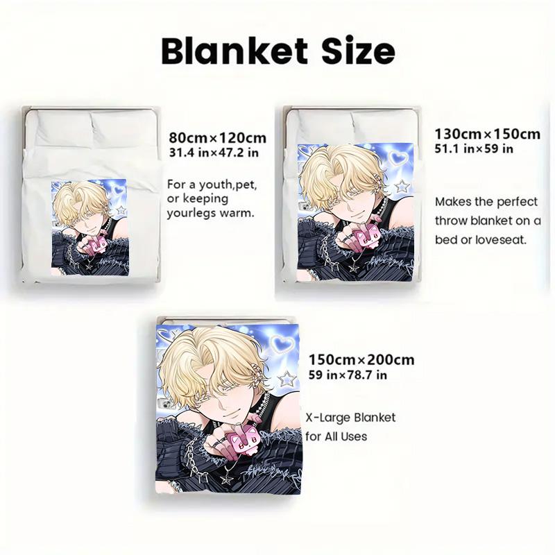 Alien Stage Luka 2D Flat Pattern Flannel Blanket High quality All Seasons Warmth and Comfort Perfect for Christmas Gifts.NMT0928247
