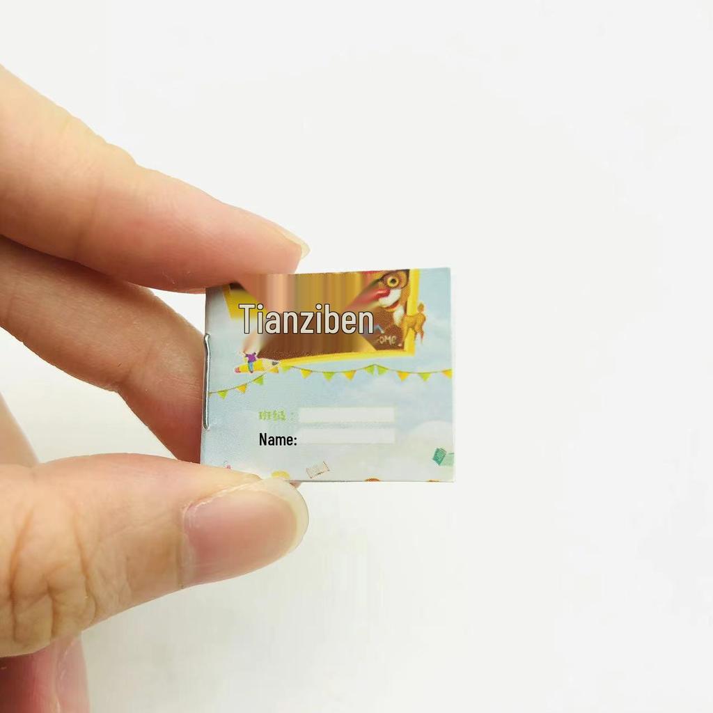 Миниатюрный офисный макет канцелярский набор: Пенал, Блокнот, Альбом для эскизов, Линейка, Штангенциркуль, Мелок (1:12 шкала)