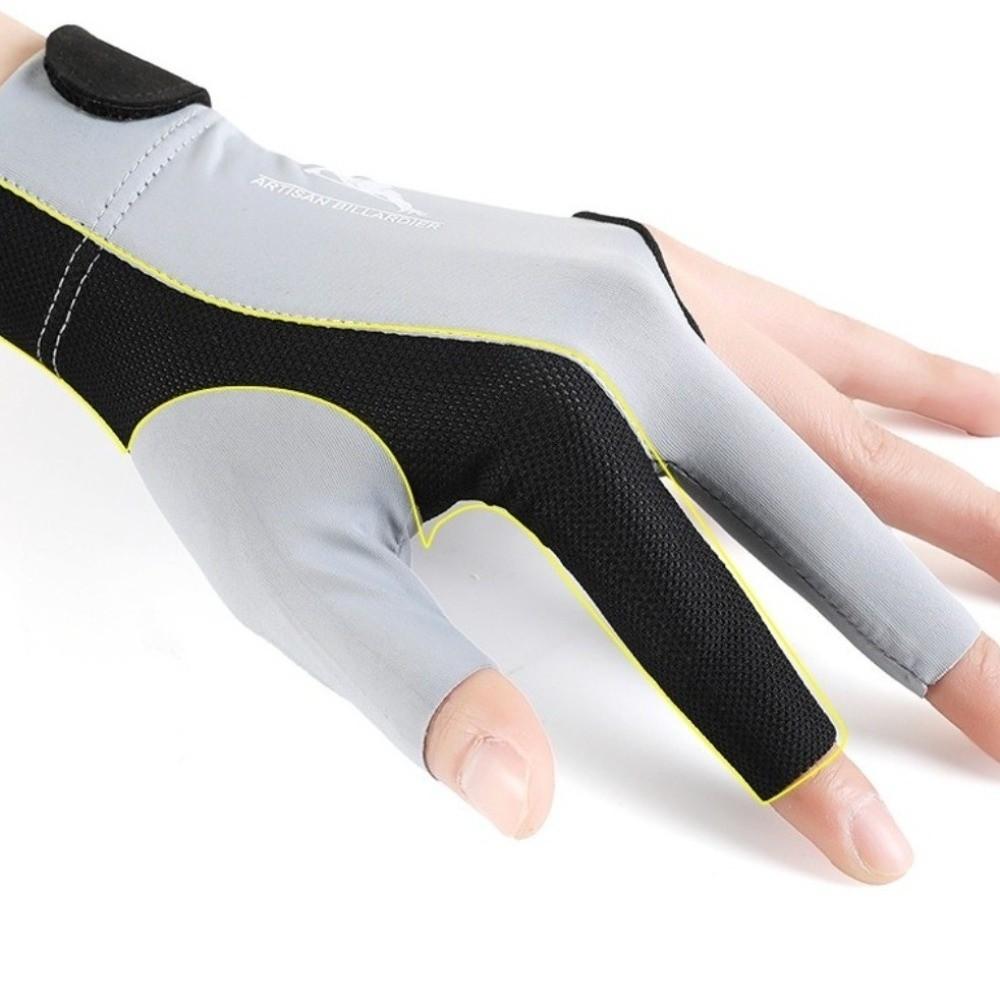 1Pcs Anti-slip Billiard Glove Three Fingers Training Glove New Snooker Glove Fitness Accessories