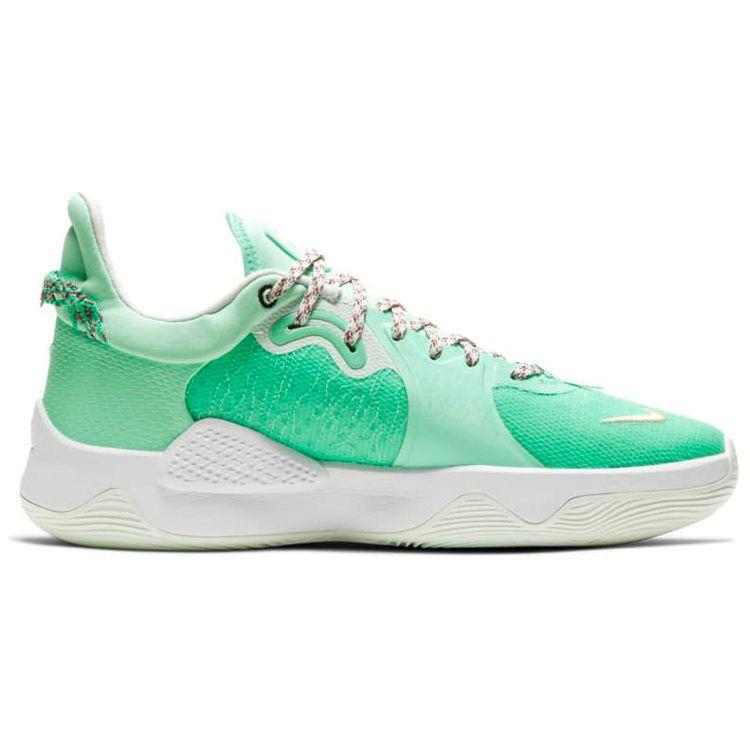 Nike PG 5 EP Мужские кроссовки Play for the Future Green Green-Glow Glacier-Blue CW3146-300