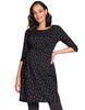 Платье для беременных Seraphine EBONY повседневное, с черным узором в горошек