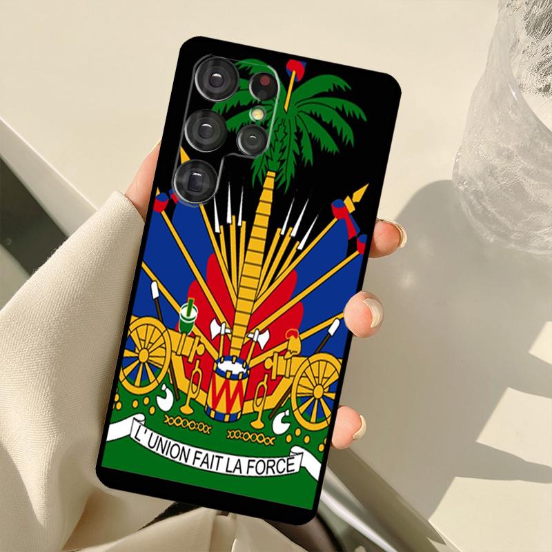 Чехол с флагом Гаити для Samsung Galaxy S22 Ultra S20 FE Note 20 Note 10 S8 S9 S10 Plus S21 Ultra Cover