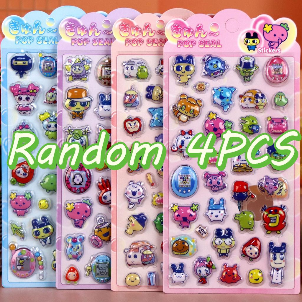 Cartoon 3D Relief Hollow Stickers - Cute Cartoon Anime Stickers Waterproof Children's Laptop Decoration and Anime Fan Gifts