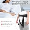 Transfer Moving Belt with Rubber Handle Elderly Disabled Patient Nursing Safe Walking Gait Aid Therapy Wheelchair Bed Lift Belt FEFE