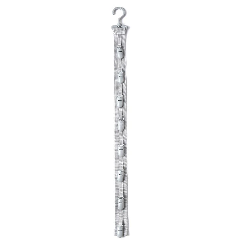 Baseball Cap Storage Rack With 8 Clips Holder Multi-Functional Cap Organizer Collection Hooks Storage Device Door Closet Hanger