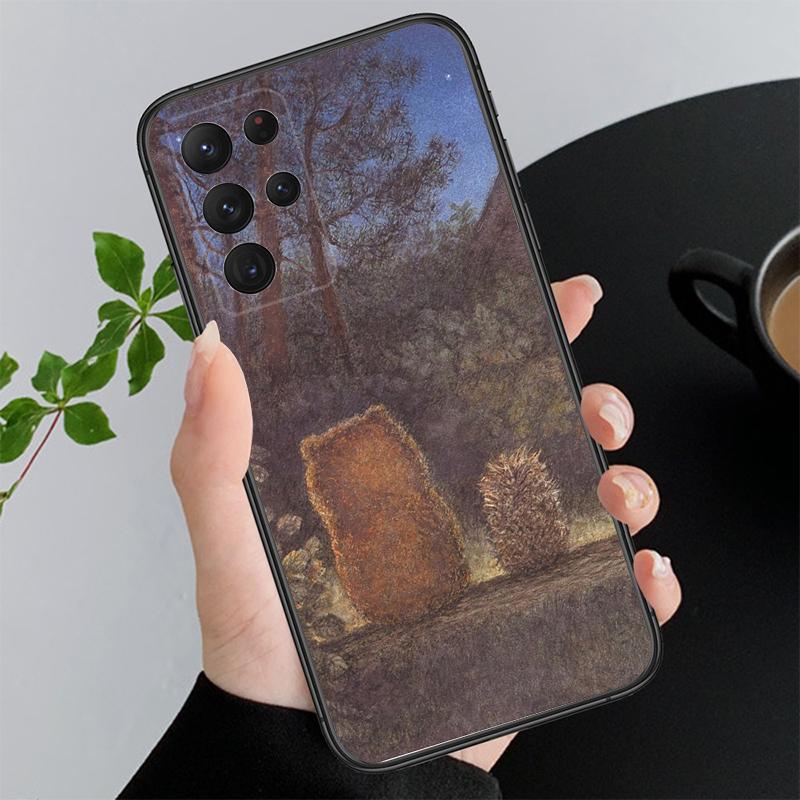 Чехол для телефона Samsung Galaxy A73 A13 A22 A32 A71 A33 A52 A53 A72 A73 A51 A31 A23 A34 A54 A52 A53S Ёжик в тумане Funda