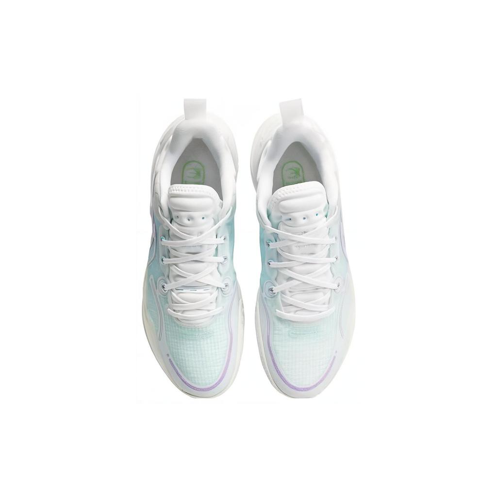 Li-Ning Yushuai 16 Low V4 Белые мужские кроссовки Мятно-зеленые ABAT003-7