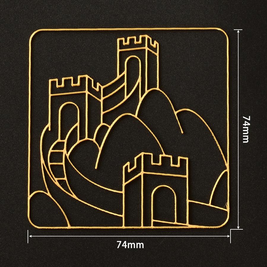 Набор для изготовления подставок в технике перегородчатой эмали: Цзинтайлань без волочения проволоки, в китайском стиле, командное мероприятие ручной работы