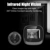 Интеллектуальная фотография, дверной звонок «кошачий глаз» ночного видения с аккумулятором