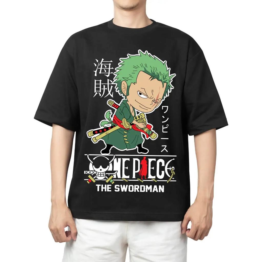 One Piece "Vinsmoke Sanji Diable Jambe" Anime White Oversized T-Shirt Streetwear Pop Rock Concert Fan Merch T-Shirt