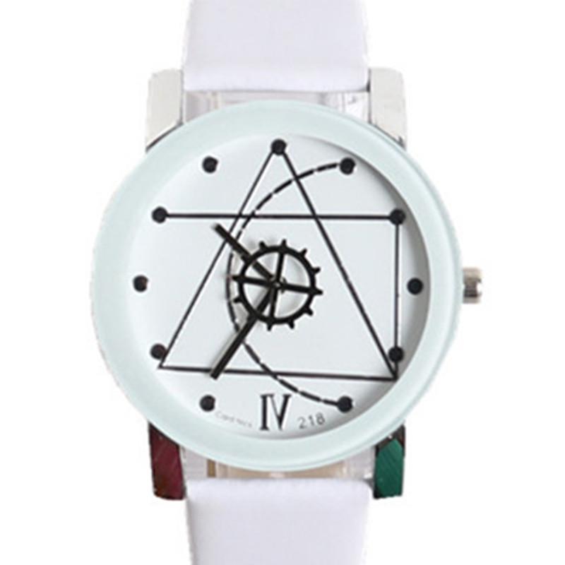 2019 Корейский стиль Мужские и женские кварцевые часы с ремешком из натуральной кожи - Модные и быстрая доставка