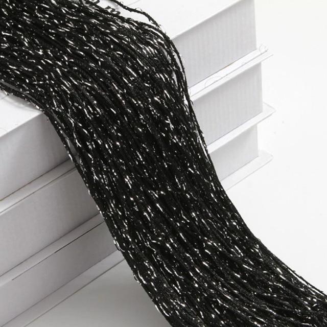 1x2M Shiny Tassel Silver Line String Curtain Valance Living Room Divider Wedding DIY Home Decor