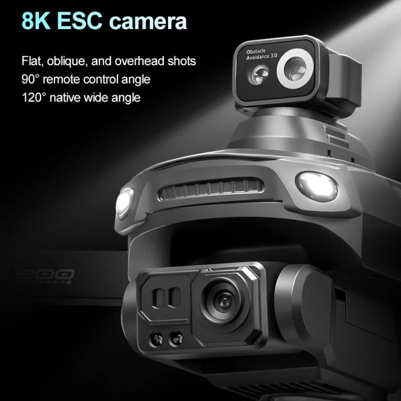 New RG800 Max Professional GPS Drone 8K Camera with Screen Remote Control Four-Axis Aerial Photography Laser 360° Obstacle 5G FPV Quadcopter Toys