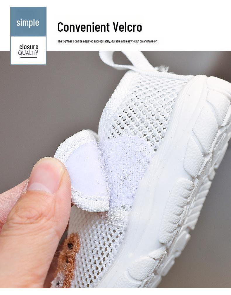 Breathable Mesh Summer Toddler Shoes for 1-2 Year Old Boys & Girls