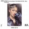 ATEEZ 2-й альбом WORLD EP.FIN WILL. Наклейка для фотокарты Z версия. КПОП К-ПОП