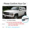 Щетка стеклоочистителя автомобиля для Chevrolet Tahoe Sonora MK2 GMC Yukon 2000 2001 2002 2003 2004 2005 2006 дворники автомобиля
