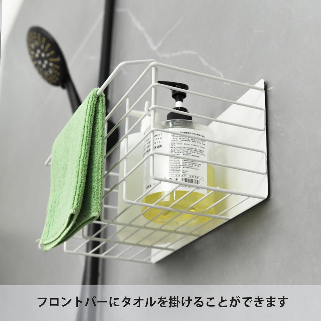 Полка для ванной комнаты Магнитная полка для ванной комнаты Набор из 2 полок для ванной комнаты Кухонная полка для хранения 31 см (Белый, & 32см)