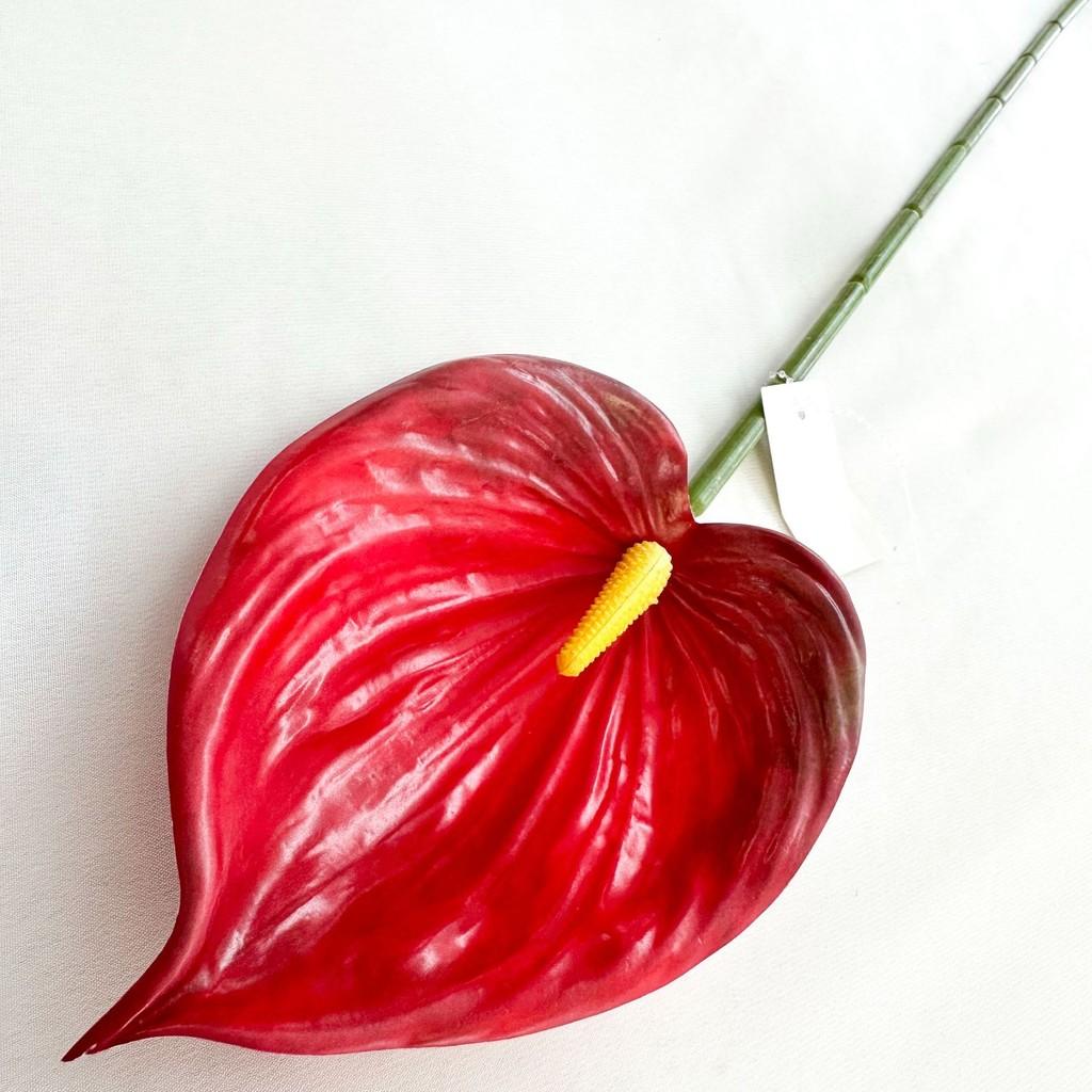 Anthurium Simulated Plants Wedding Hotel Restaurant Decoration Ornament Desktop