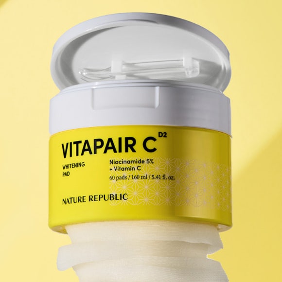 Nature Republic Отбеливающая подушечка VitapairC (60 листов) 160ml (3 варианта)