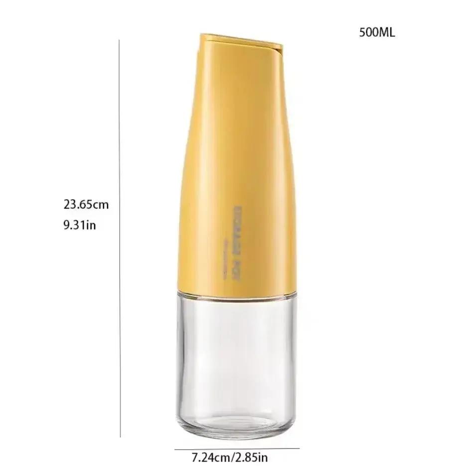 Новая полезная бутылка для приправ, подходящая для домашней кухни, для приготовления пищи, бутылка для приправ-спрей, открывающаяся и закрывающаяся, бутылка с прессовым типом для барбекю