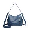 Small Square Bag Women's Soft Leather Handbag Shoulder Crossbody Bag Mother Bag