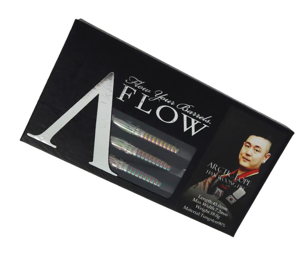 DYNASTY ARCTIC LOPE Han Woong Hee Player Model ARCTIC LOPE Darts 2BA Barrel [Dynasty] A-FLOW (A-FLOW Tungsten90%) 18.0g