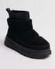 Uggs with Sock Melanda 88719 36 Black Suede Wool