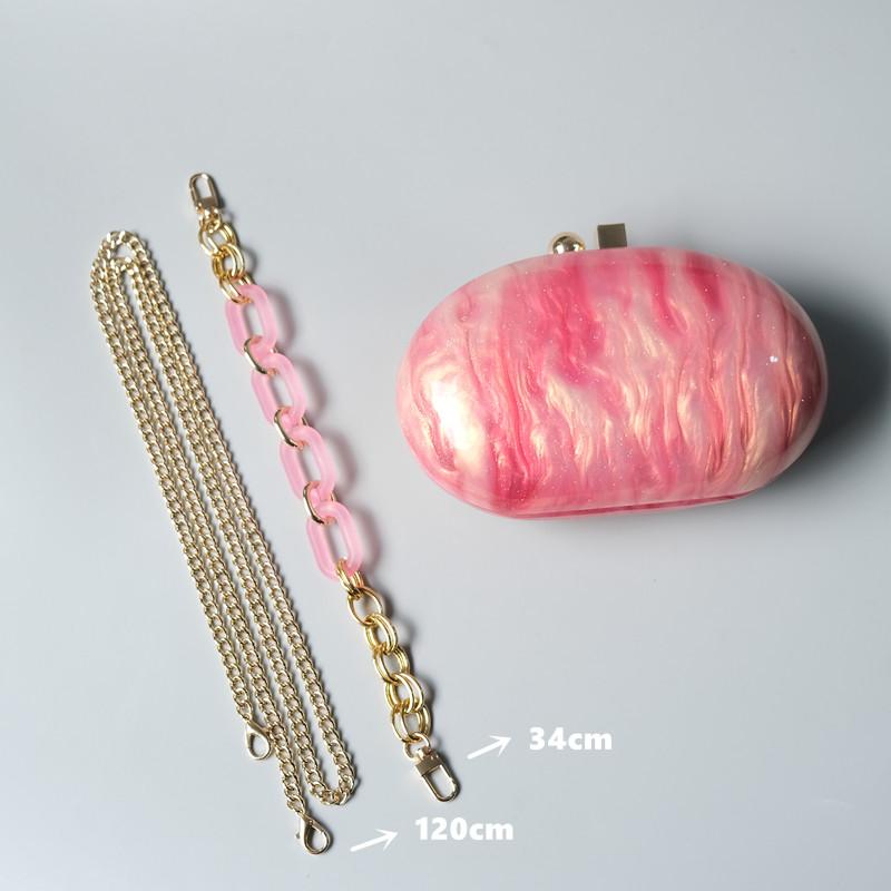 Новые модные сумки, модные женские сумки, красные блестки, акриловая роскошная круглая вечерняя сумка для выпускного вечера, женская повседневная милая сумка-клатч в коробке