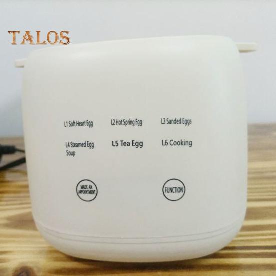 Electric Egg Boiler Touch Screen Design Timer Auto Shut-off Sound Reminder Food Grade Portable 6-in-1 Smart Electric Egg Yogurt Maker