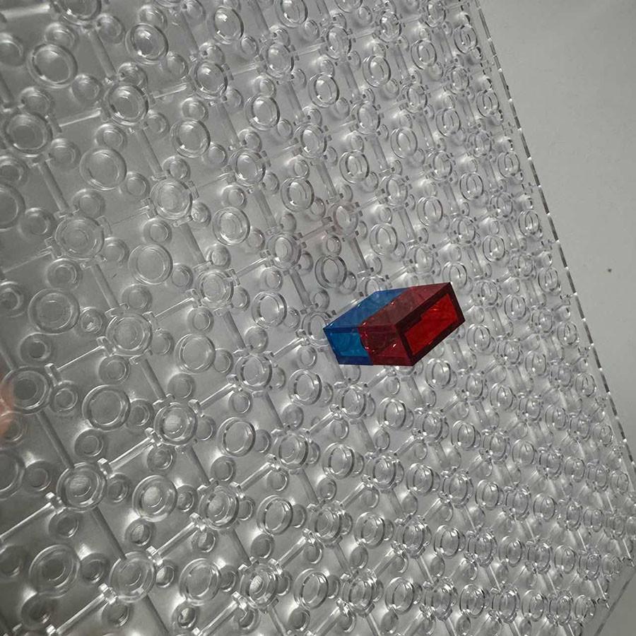 32*32 точки, двухсторонние опорные пластины, прозрачные мелкие частицы MOC, строительный блок, опорная плита, напольные детские кирпичи, игрушки